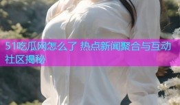 51吃瓜网怎么了 热点新闻聚合与互动社区揭秘