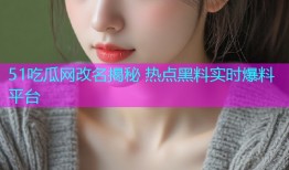 51吃瓜网改名揭秘 热点黑料实时爆料平台