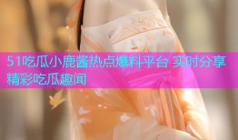 51吃瓜小鹿酱热点爆料平台 实时分享精彩吃瓜趣闻