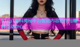 51cg1黑料揭秘平台智能内容创作与爆料互动中心