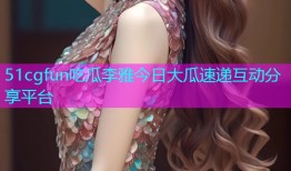 51cgfun吃瓜李雅今日大瓜速递互动分享平台