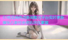 51吃瓜网热点新闻聚合平台实时更新娱乐八卦社会资讯尽在掌握