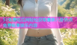 51免费吃瓜网轻松获取最新八卦热点免费畅享娱乐内容