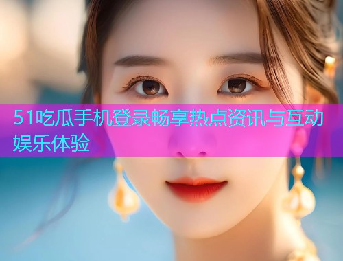 51吃瓜手机登录畅享热点资讯与互动娱乐体验