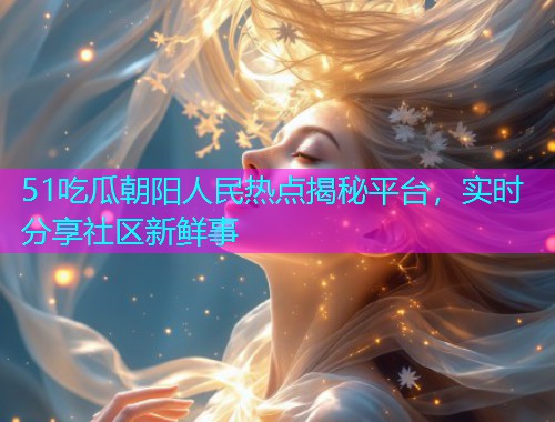 51吃瓜朝阳人民热点揭秘平台，实时分享社区新鲜事
